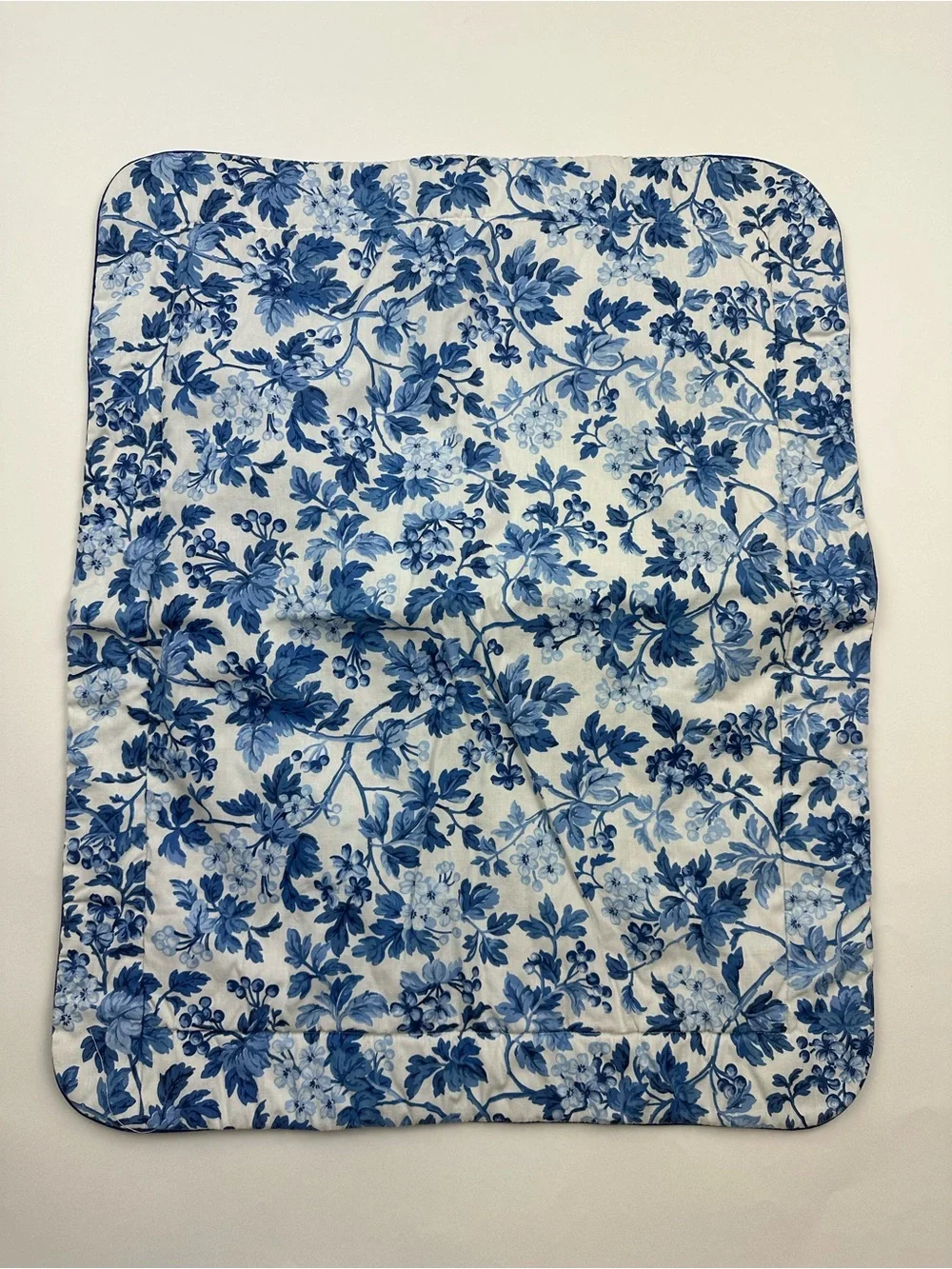 Laura Ashley Cottagecore Blue Floral Standard Pillow Sham